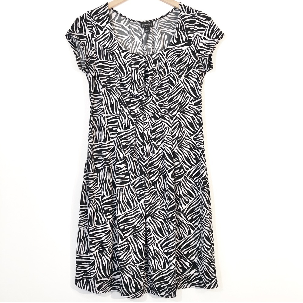 En Focus Studio - Zebra Print Dress